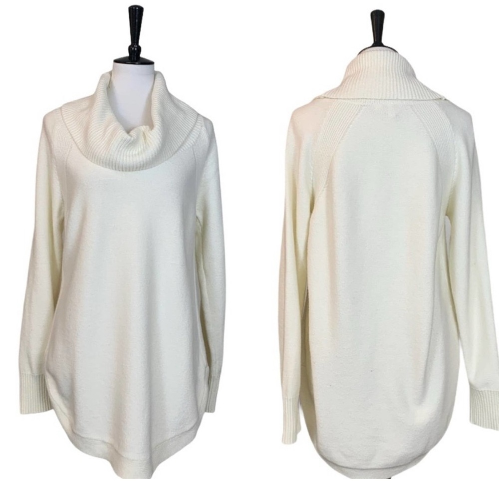 Moth Anthropologie • Cowl Neck Tunic Sweater • L